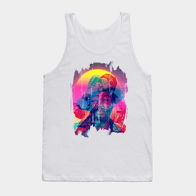 George Clinton Tank Top by HAPPY TRIP PRESS